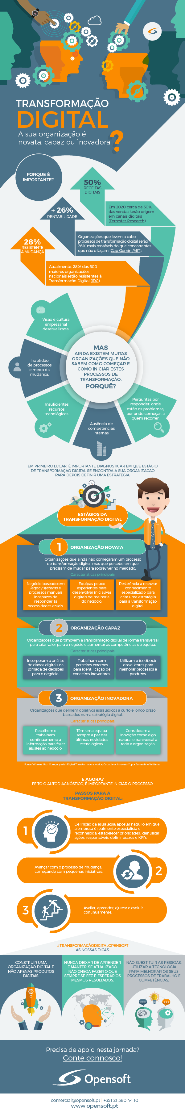 Transformação Digital: organização novata, capaz ou inovadora?