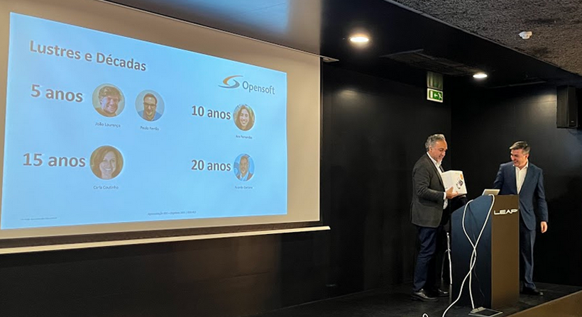 O nosso CTO, Ricardo Caeatno, celebrou 20 anos na equipa Opensoft